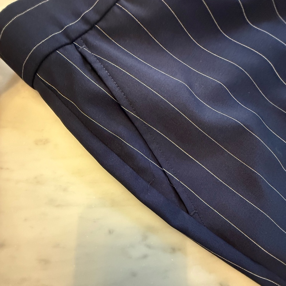 Ralph Lauren Navy Pinstripe Trousers (Brand New without Tag) - Picture 4 of 7